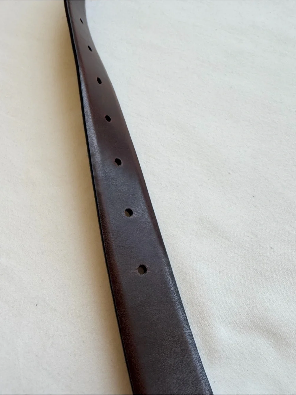 Men's Black Dress Belt With Silver Buckle Unbranded Size 40